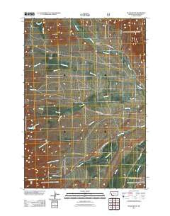 Island Butte Montana Historical topographic map, 1:24000 scale, 7.5 X 7.5 Minute, Year 2011