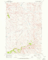 Jack Creek NW Montana Historical topographic map, 1:24000 scale, 7.5 X 7.5 Minute, Year 1969