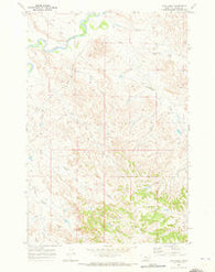 Jack Creek Montana Historical topographic map, 1:24000 scale, 7.5 X 7.5 Minute, Year 1969
