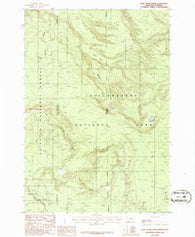 Jack Straw Basin Montana Historical topographic map, 1:24000 scale, 7.5 X 7.5 Minute, Year 1986