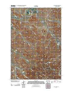 Jack Creek Montana Historical topographic map, 1:24000 scale, 7.5 X 7.5 Minute, Year 2011