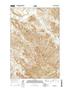 Jack Creek Montana Current topographic map, 1:24000 scale, 7.5 X 7.5 Minute, Year 2014