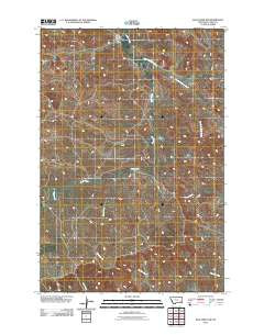 Jack Creek NW Montana Historical topographic map, 1:24000 scale, 7.5 X 7.5 Minute, Year 2011
