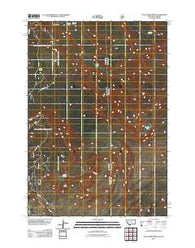 Jack Straw Basin Montana Historical topographic map, 1:24000 scale, 7.5 X 7.5 Minute, Year 2011