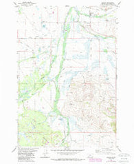 Jackson Montana Historical topographic map, 1:24000 scale, 7.5 X 7.5 Minute, Year 1978