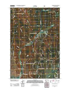 Jackson Hill Montana Historical topographic map, 1:24000 scale, 7.5 X 7.5 Minute, Year 2011