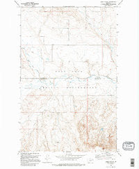 Jakes Coulee Montana Historical topographic map, 1:24000 scale, 7.5 X 7.5 Minute, Year 1973