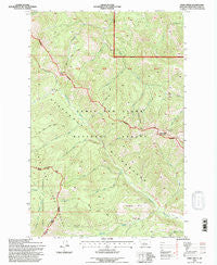 Jakie Creek Montana Historical topographic map, 1:24000 scale, 7.5 X 7.5 Minute, Year 1995