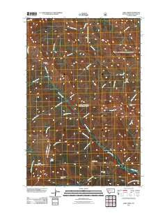 Jakie Creek Montana Historical topographic map, 1:24000 scale, 7.5 X 7.5 Minute, Year 2011