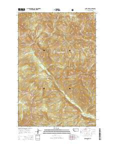 Jakie Creek Montana Current topographic map, 1:24000 scale, 7.5 X 7.5 Minute, Year 2014