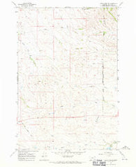 Jeans Fork SE Montana Historical topographic map, 1:24000 scale, 7.5 X 7.5 Minute, Year 1967