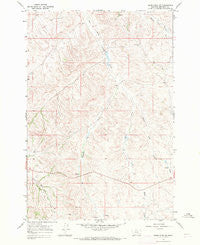 Jeans Fork SW Montana Historical topographic map, 1:24000 scale, 7.5 X 7.5 Minute, Year 1967