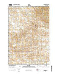 Jeans Fork SE Montana Current topographic map, 1:24000 scale, 7.5 X 7.5 Minute, Year 2014