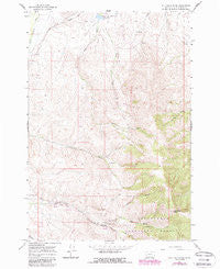 Jeff Davis Peak Montana Historical topographic map, 1:24000 scale, 7.5 X 7.5 Minute, Year 1965