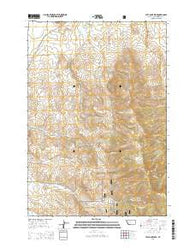 Jeff Davis Peak Montana Current topographic map, 1:24000 scale, 7.5 X 7.5 Minute, Year 2014