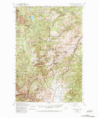 Jefferson City Montana Historical topographic map, 1:62500 scale, 15 X 15 Minute, Year 1950