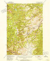 Jefferson City Montana Historical topographic map, 1:62500 scale, 15 X 15 Minute, Year 1950