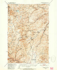 Jefferson City Montana Historical topographic map, 1:62500 scale, 15 X 15 Minute, Year 1950