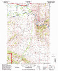 Jefferson Island Montana Historical topographic map, 1:24000 scale, 7.5 X 7.5 Minute, Year 1996