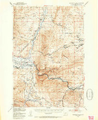 Jefferson Island Montana Historical topographic map, 1:62500 scale, 15 X 15 Minute, Year 1950