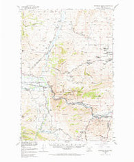 Jefferson Island Montana Historical topographic map, 1:62500 scale, 15 X 15 Minute, Year 1950