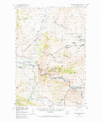 Jefferson Island Montana Historical topographic map, 1:62500 scale, 15 X 15 Minute, Year 1950