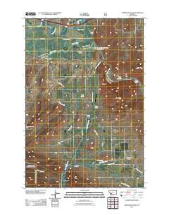 Jefferson Island Montana Historical topographic map, 1:24000 scale, 7.5 X 7.5 Minute, Year 2011