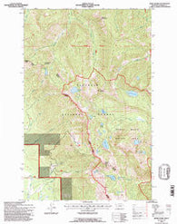 Jewel Basin Montana Historical topographic map, 1:24000 scale, 7.5 X 7.5 Minute, Year 1994