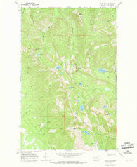 Jewel Basin Montana Historical topographic map, 1:24000 scale, 7.5 X 7.5 Minute, Year 1964