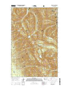 Jewel Basin Montana Current topographic map, 1:24000 scale, 7.5 X 7.5 Minute, Year 2014