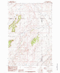 Jim Creek Montana Historical topographic map, 1:24000 scale, 7.5 X 7.5 Minute, Year 1985