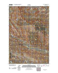 Jim Coulee Montana Historical topographic map, 1:24000 scale, 7.5 X 7.5 Minute, Year 2011