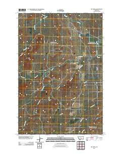 Jim Creek Montana Historical topographic map, 1:24000 scale, 7.5 X 7.5 Minute, Year 2011