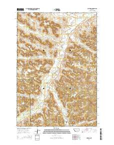 Jimtown Montana Current topographic map, 1:24000 scale, 7.5 X 7.5 Minute, Year 2014