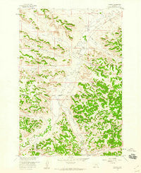 Jimtown Montana Historical topographic map, 1:24000 scale, 7.5 X 7.5 Minute, Year 1958