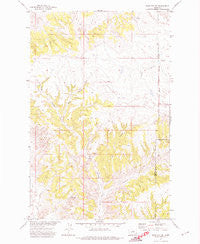 John Coulee Montana Historical topographic map, 1:24000 scale, 7.5 X 7.5 Minute, Year 1971