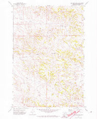 John Hen Creek Montana Historical topographic map, 1:24000 scale, 7.5 X 7.5 Minute, Year 1971