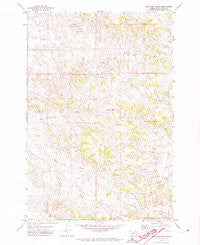 John Hen Creek Montana Historical topographic map, 1:24000 scale, 7.5 X 7.5 Minute, Year 1971