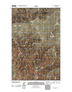 John Coulee Montana Historical topographic map, 1:24000 scale, 7.5 X 7.5 Minute, Year 2011