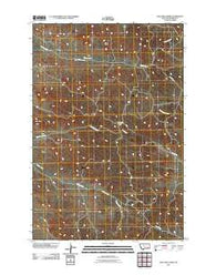 John Hen Creek Montana Historical topographic map, 1:24000 scale, 7.5 X 7.5 Minute, Year 2011