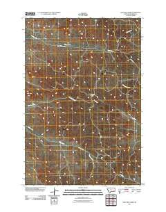 John Hen Creek Montana Historical topographic map, 1:24000 scale, 7.5 X 7.5 Minute, Year 2011