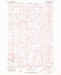 Johnnie Creek Montana Historical topographic map, 1:24000 scale, 7.5 X 7.5 Minute, Year 1973