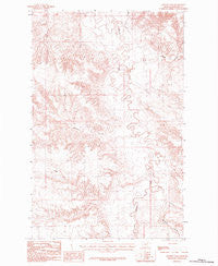 Johnson Dam Montana Historical topographic map, 1:24000 scale, 7.5 X 7.5 Minute, Year 1984