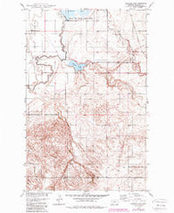 Johnson Lake Montana Historical topographic map, 1:24000 scale, 7.5 X 7.5 Minute, Year 1949