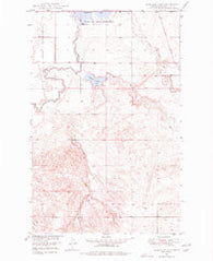 Johnson Lake Montana Historical topographic map, 1:24000 scale, 7.5 X 7.5 Minute, Year 1949