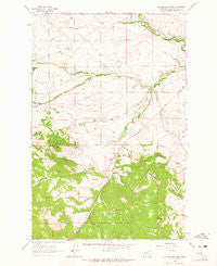 Johnson Mountain Montana Historical topographic map, 1:24000 scale, 7.5 X 7.5 Minute, Year 1962