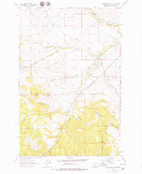 Johnson Mountain Montana Historical topographic map, 1:24000 scale, 7.5 X 7.5 Minute, Year 1962