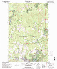 Johnson Peak Montana Historical topographic map, 1:24000 scale, 7.5 X 7.5 Minute, Year 1994