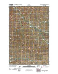Johnson Coulee West Montana Historical topographic map, 1:24000 scale, 7.5 X 7.5 Minute, Year 2011