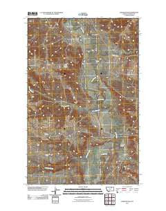 Johnson Dam Montana Historical topographic map, 1:24000 scale, 7.5 X 7.5 Minute, Year 2011